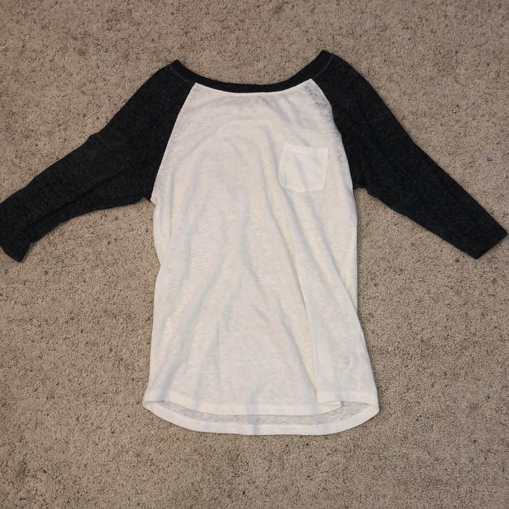 flowy forever 21 baseball style tee